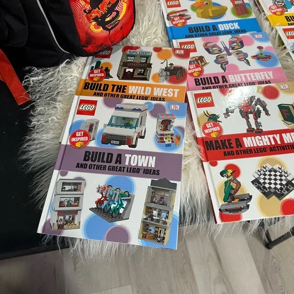 New Rare Find Lago Ninjago backpack and (11) Lego Books Set - Picture 12 of 14